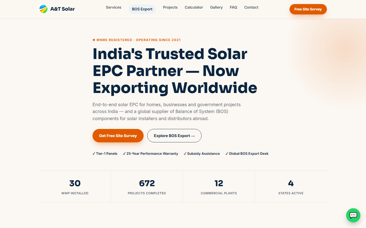 A&T Solar project visual
