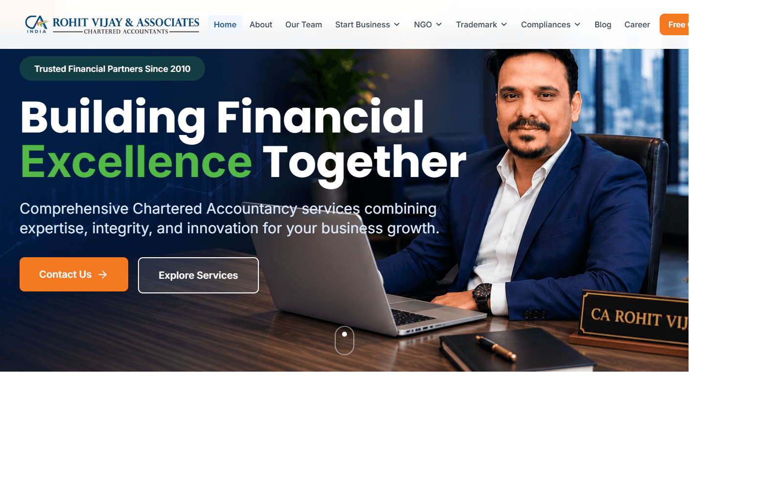 CA Rohit Vijay & Associates project visual