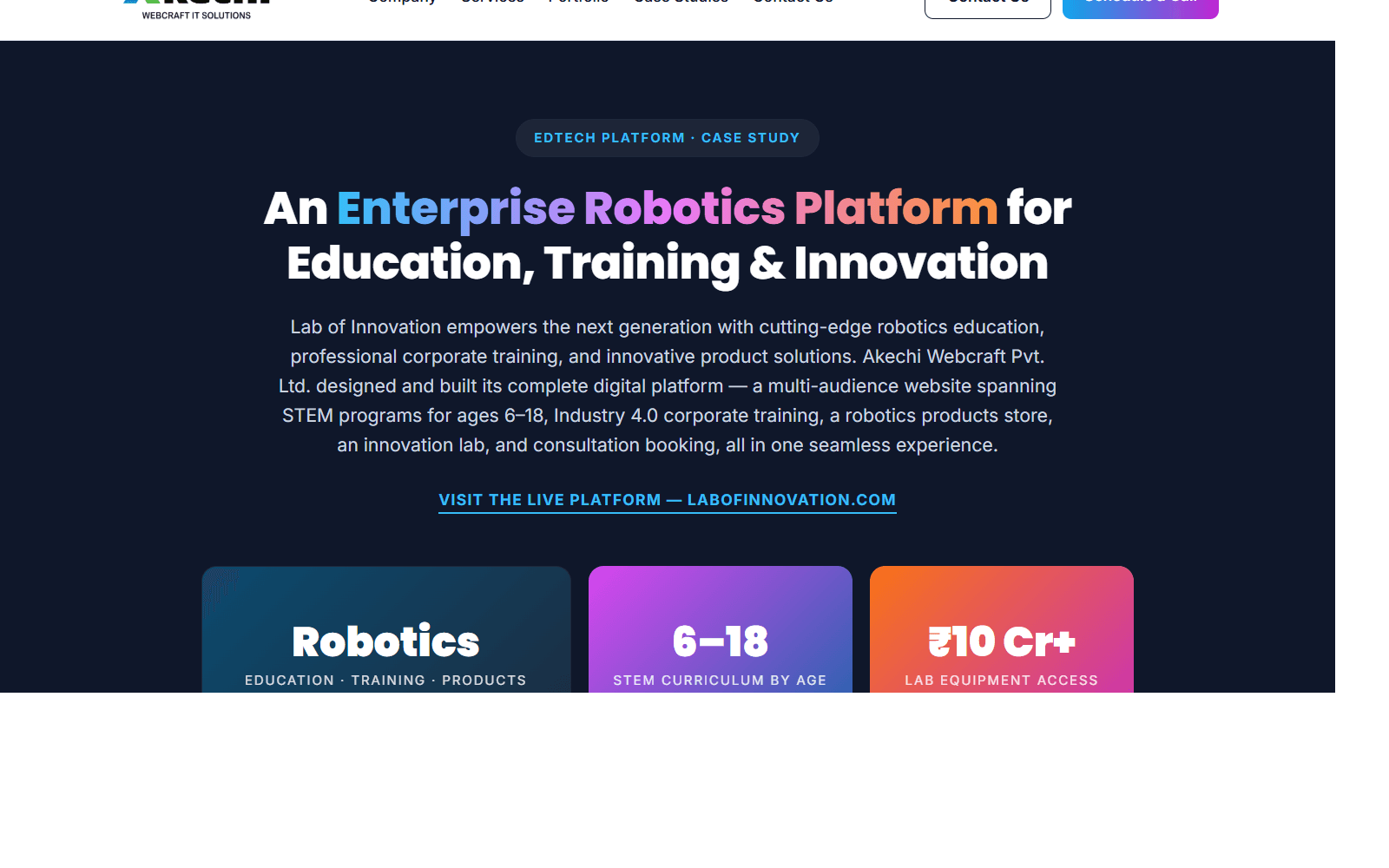Lab of Innovation project visual